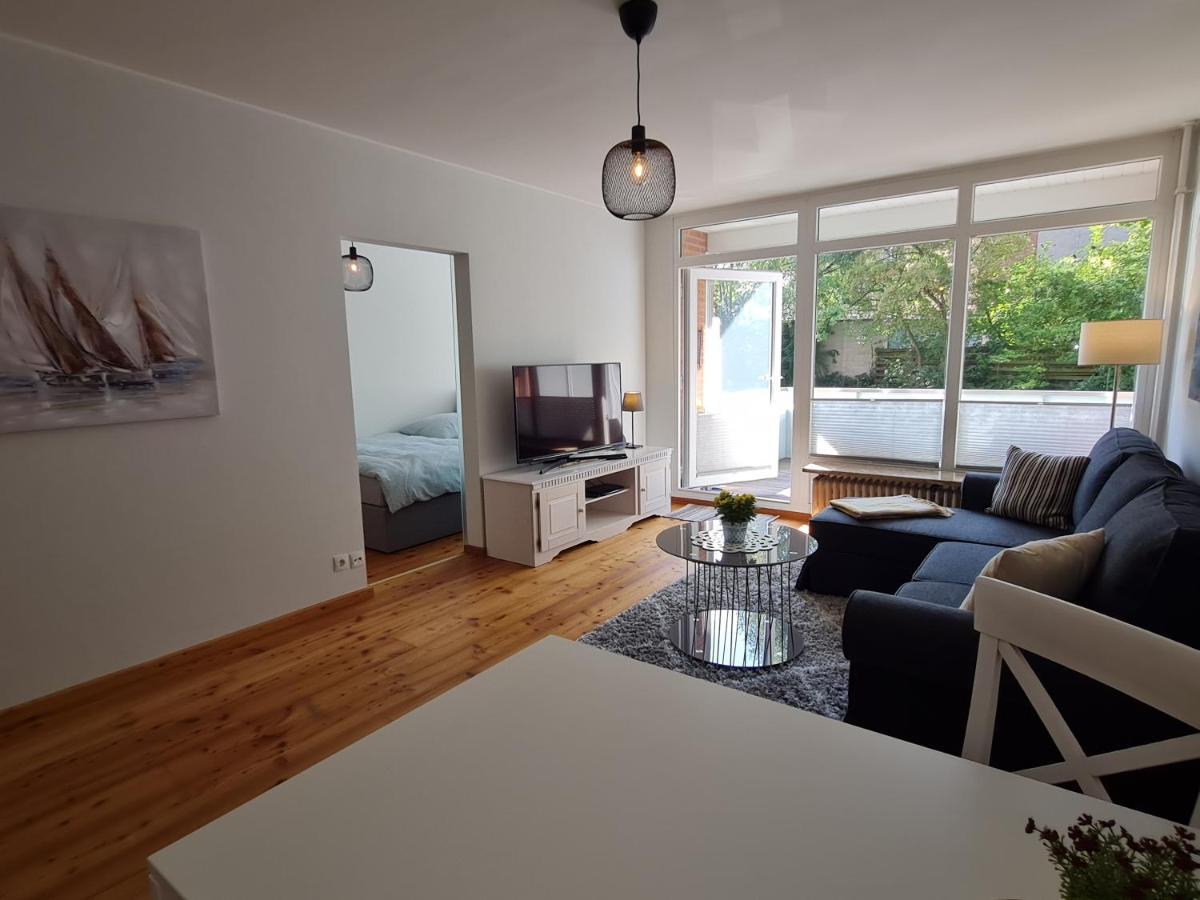 Wohnung Fleethörn - zentral, ruhig, mit Parkplatz und Balkon Kiel Exterior foto
